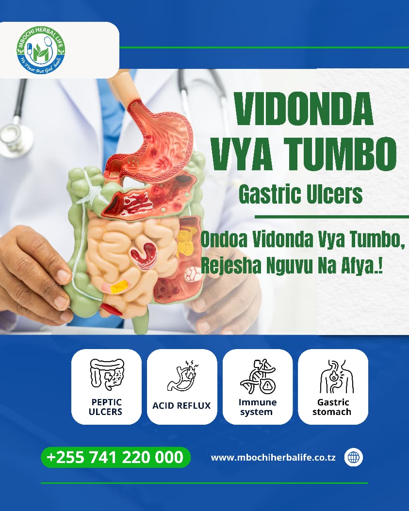  VIDONDA VYA TUMBO (ULCERS) DALILI, TIBA NYUMBANI & USHAURI